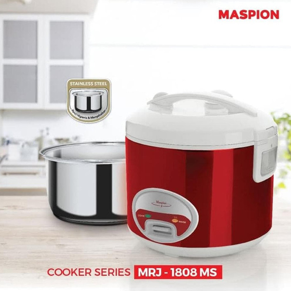 Maspion Rice Cooker 1.8 L - MRJ-1808MS | MRJ1808MS